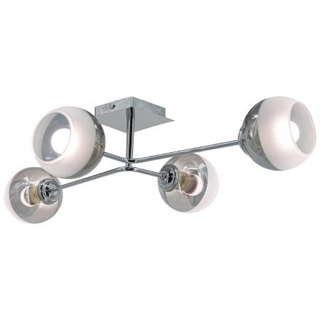 Plafon chromowany szklany 4-punktowy 2211/4 z serii ARES - Lampy Elem